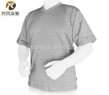 英國(guó)進(jìn)口PPSS防割衣服V領(lǐng)T恤100108